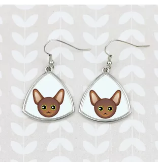 Oriental - elegant metal earrings as a gift from the Art-Dog brand