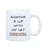 Oriental - tasse avec graphisme et logo de la marque Art-Dog