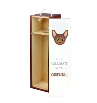 Oriental - wine box with graphics and the brand name Art-Dog