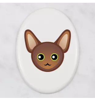 Oriental płyta nagrobna z kotem Art-Dog