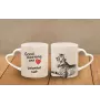 Oriental - cat mug, adorable heart-shaped handle mug, universal gift from Art-Dog brand