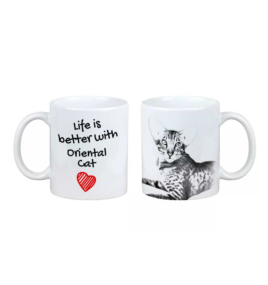 Oriental - tasse avec un chat, tasse avec une photo, cadeau personnalisé de la marque Art-Dog