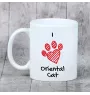 Oriental - cup with a cat, cute cup with graphics, a gift with your photo from the Art-Dog brand