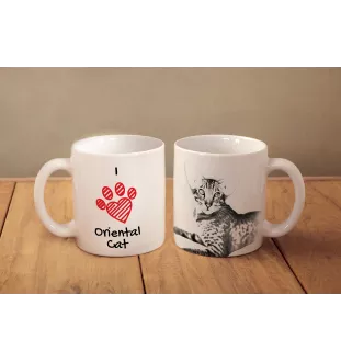 Orientalisch - Tasse mit Katze, entzückende Tasse mit Grafik, Geschenk mit Ihrem Foto von der Marke Art-Dog