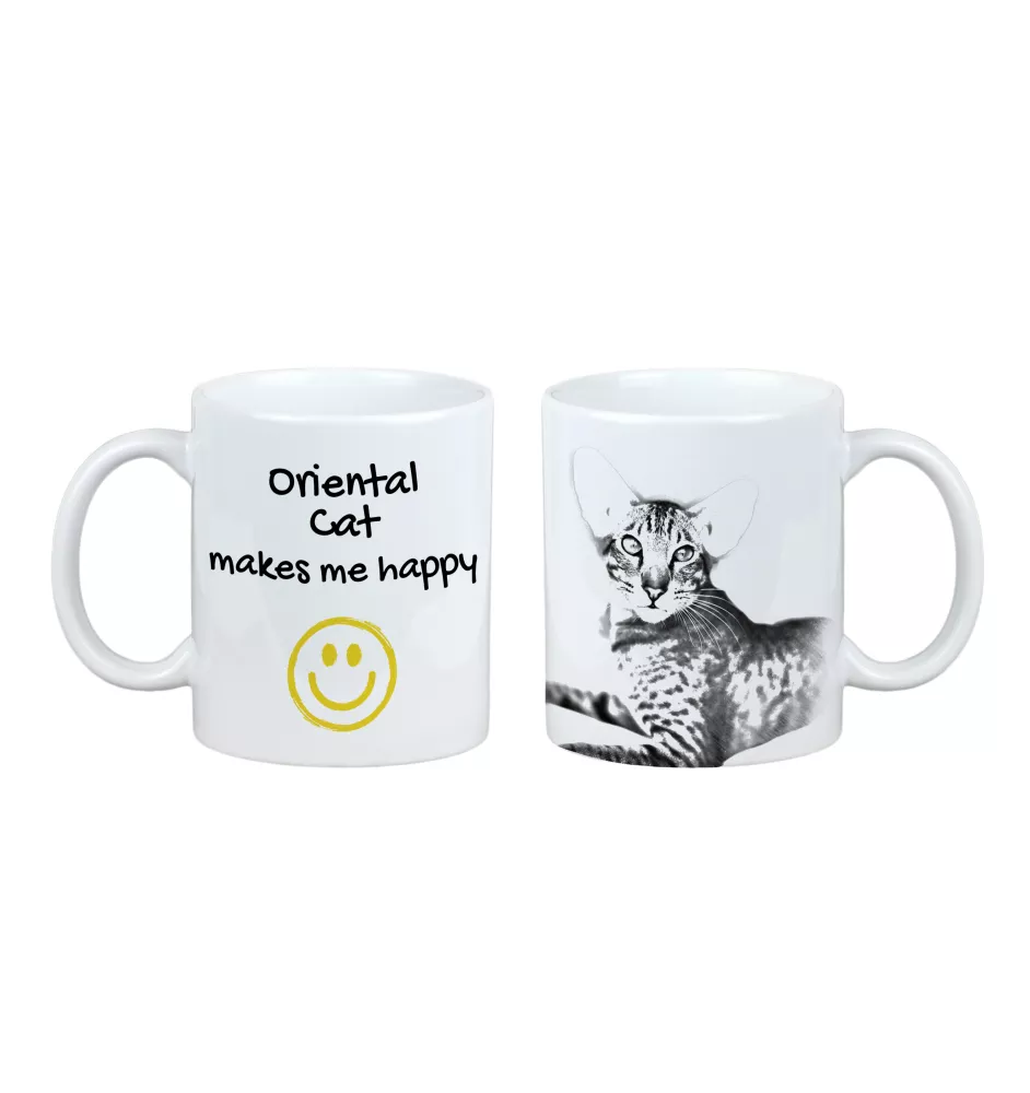 Oriental - tasse avec un chat, une tasse joyeuse pour les amoureux des chiens, un cadeau personnalisé de la marque Art-Dog