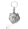 Persian Cat - silver-plated key ring, handbag decoration, backpack pendant by Art-Dog
