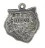 Persian Cat - silver-plated key ring, handbag decoration, backpack pendant by Art-Dog