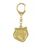 Persian Cat - Gilded key ring with cat, handbag decoration, luxury accessory by Art-Dog brand
