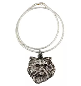 Perserkatze - Halskette mit einer Katze, einzigartiger Schmuck für einen Katzenfan, einzigartiger Viper-Anhänger von Art-Dog.