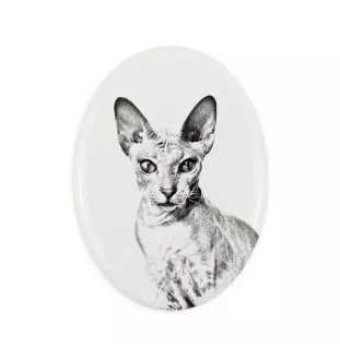 Peterbald płyta nagrobna ze zdjęciem kota Art-Dog