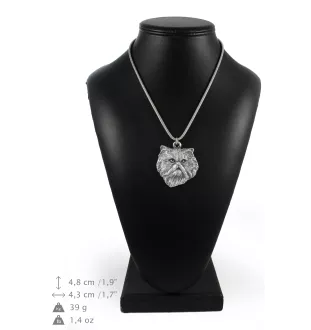 Persian Cat - necklace with a cat, unique jewellery for a fan of cats, unique viper pendant by Art-Dog.