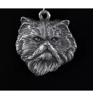 Persian Cat - necklace with a cat, silver-plated pendant for a fan of cats, unique jewelry by Art-Dog brand