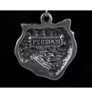Persian Cat - necklace with a cat, silver-plated pendant for a fan of cats, unique jewelry by Art-Dog brand