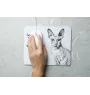 Peterbald - tapis de souris imprimé, tapis de souris personnalisé avec un chat, un gadget unique pour un employé de bureau de la marque Art-Dog