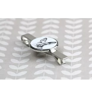 Peterbald - pince à cravate avec un chat, pince à cravate personnalisée, cadeau unique pour homme de la marque Art-Dog