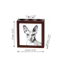 Peterbald - Stifthalter mit Katze, Schreibtischorganizer mit Aufdruck, personalisierte Schreibtischdekoration von der Marke Art-Dog