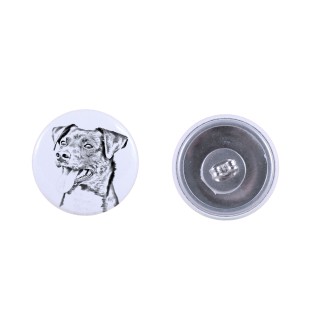 Danish-Swedish Farmdog - unique dog earrings, your pet on a keychain, Art-Dog's own brand