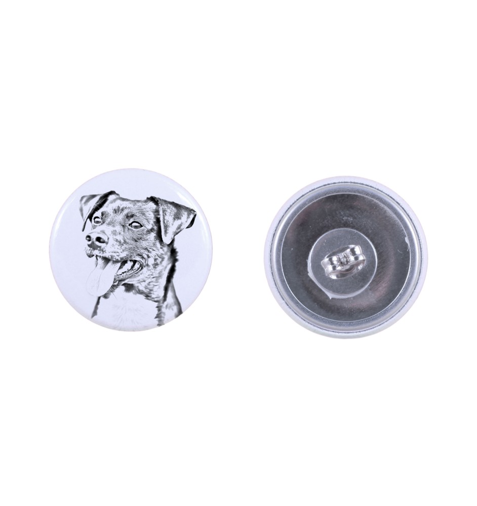 Chien de ferme dano-suédois, Dansk-svensk gårdshund - boucles d'oreilles uniques avec un chien, votre animal de compagnie sur un porte-clés, marque propre Art-Dog