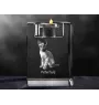Peterbald świecznik kryształowy z kotem Art-Dog