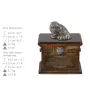 Perser - Urne für Katzenasche, Urne mit Statuette, personalisierte Urne für Katzenasche der Marke Art-Dog