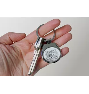 Persian Cat - keychain with a cat, keychain with a print, personalized pendant from the Art-Dog brand