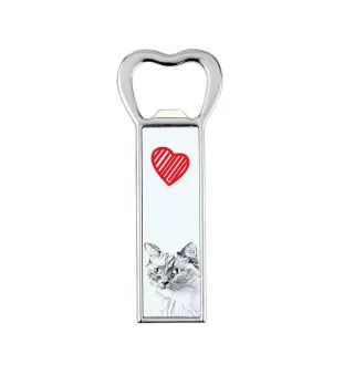 Ragdoll - ouvre-bouteille avec un chat, ouvre-bouteille personnalisé pour le réfrigérateur, cadeau unique pour homme de la marque Art-Dog