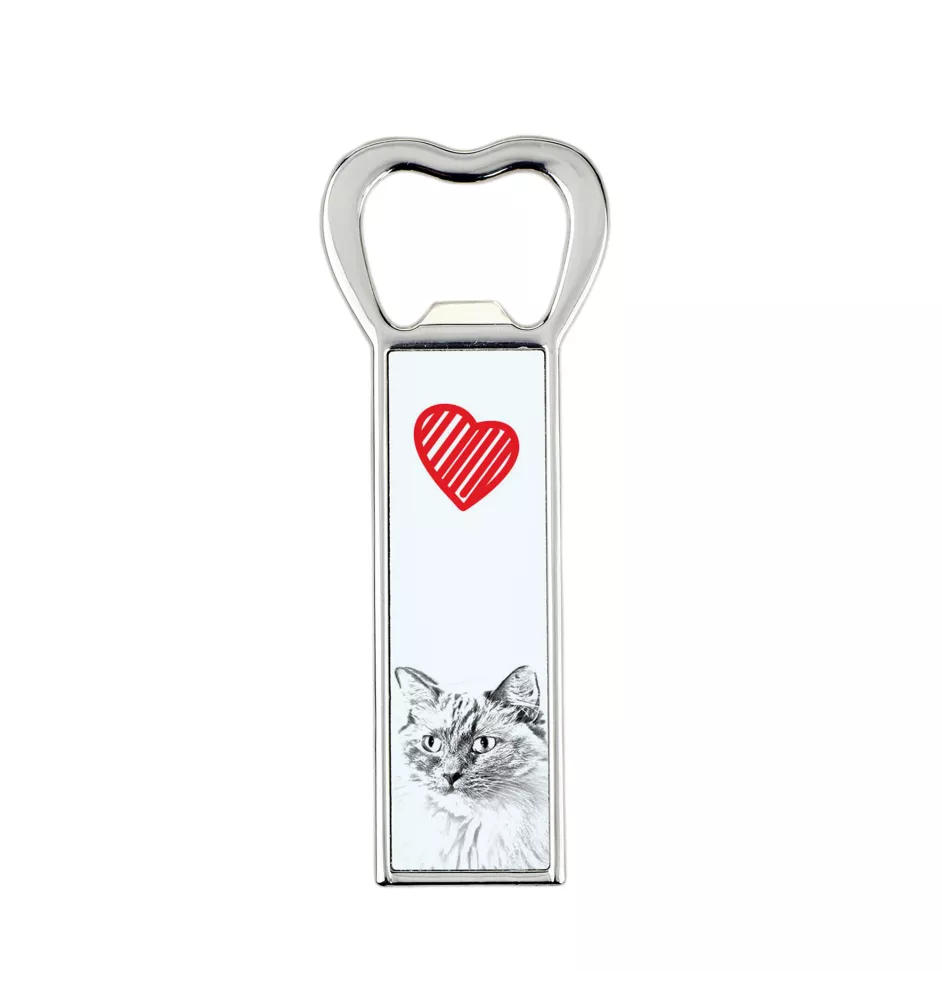 Ragdoll - ouvre-bouteille avec un chat, ouvre-bouteille personnalisé pour le réfrigérateur, cadeau unique pour homme de la marque Art-Dog