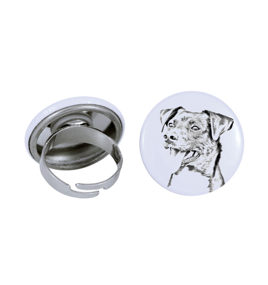 Dänisch-Schwedischer Farmhund, Dansk-Svensk Gårdshund - Damen Schmuck mit dem Bild eines Hundes, handgefertigtes Produkt, Möglichkeit, Ihr eigenes Foto hinzuzufügen, Marke Art-Dog