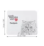 Persian Cat - mouse pad with print, personalized cat pad, unique gadget for an office worker from the Art-Dog brand