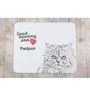 Perserkatze - Mauspad mit Druck, personalisiertes Mauspad mit Katze, einzigartiges Gadget für Büroangestellte von Art-Dog.