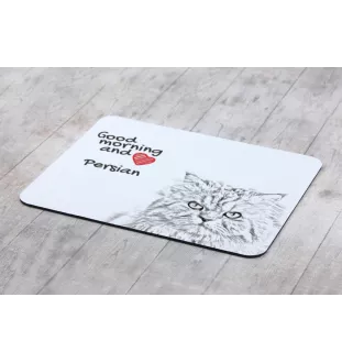 Persian Cat - mouse pad with print, personalized cat pad, unique gadget for an office worker from the Art-Dog brand