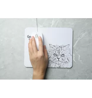 Perserkatze - Mauspad mit Druck, personalisiertes Mauspad mit Katze, einzigartiges Gadget für Büroangestellte von Art-Dog.