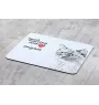 Ragdoll - mouse pad with print, personalized cat pad, unique gadget for an office worker from the Art-Dog brand