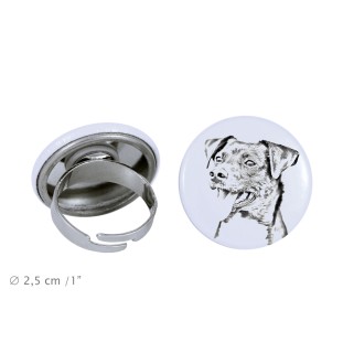 Dänisch-Schwedischer Farmhund, Dansk-Svensk Gårdshund - Damen Schmuck mit dem Bild eines Hundes, handgefertigtes Produkt, Möglichkeit, Ihr eigenes Foto hinzuzufügen, Marke Art-Dog