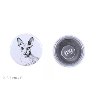 Peterbald - Ohrringe mit geliebter Katze, eigenes Foto, perfektes Accessoire für Katzenliebhaber von der Marke Art.-Dog