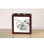 Ragdoll - pen holder with a cat, desk organizer with a print, personalized desk decoration by Art-Dog brand