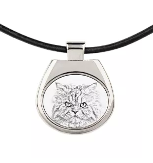 Perserkatze - Halskette mit Katzenanhänger, personalisiertes Fotoanhänger, einzigartige Halskette für Frauen und Männer von der Marke Art-Dog