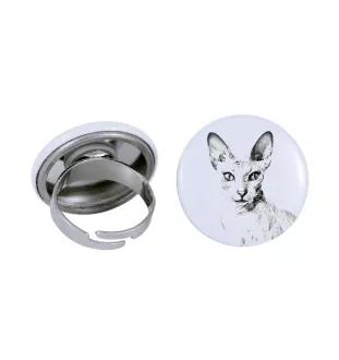 Peterbald - unique ring, handmade, women's jewelry by Art-Dog