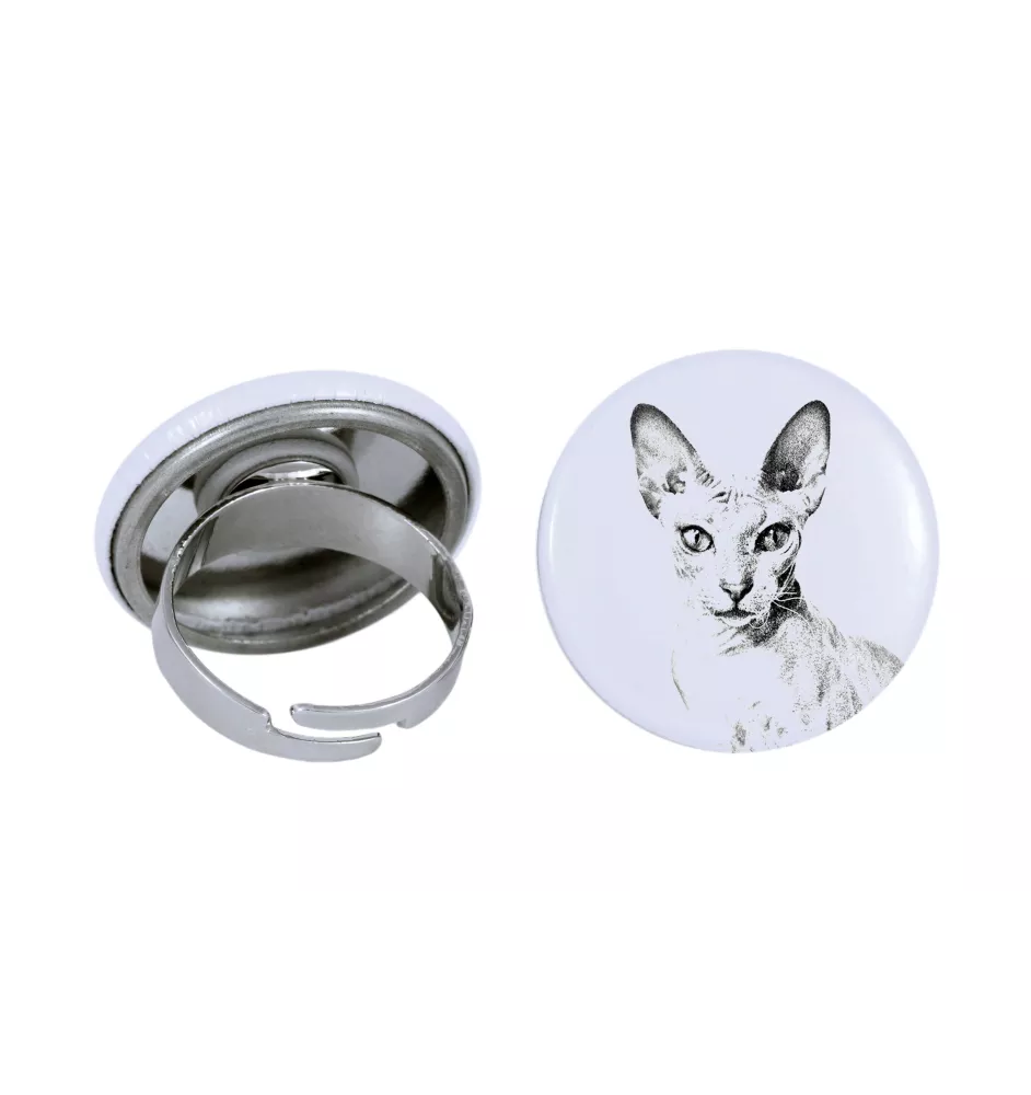Peterbald - unique ring, handmade, women's jewelry by Art-Dog