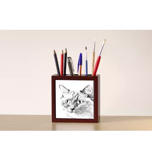 Ragdoll stojak na długopisy z kotem Art-Dog