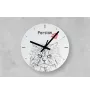 Perserkatze - Wanduhr mit Katze, Regal Uhr mit Druck, personalisierte Hausdekoration von Art-Dog.