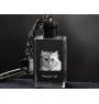 Persian - Crystal pendant with cat photo, illuminated pendant, unique gift by Art-Dog brand