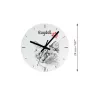 Ragdoll - wall clock with a cat, shelf clock with a print, personalized home decoration from the Art-Dog brand