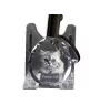 Perserkatze - Fob with cat photo, crystal key ring in gift box, unique gift by Art-Dog brand