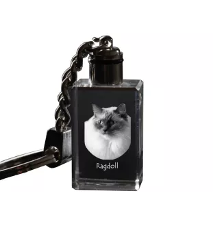 Ragdoll brelok szescienny z kotem Art-Dog
