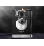 Ragdoll - Bougeoir avec photo de chat, porte bougie en cristal, cadeau personnalisé par la marque Art-Dog