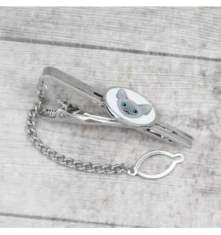 Peterbald - elegant metal keychain as a gift from Art-Dog brand