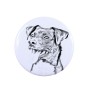 Chien de ferme dano-suédois, Dansk-svensk gårdshund - badge avec votre chien, ajoutez votre propre photo, marque Art-Dog