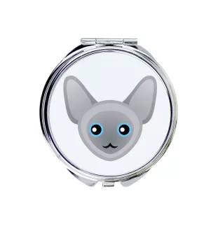 Peterbald - pocket mirror for a purse by Art-Dog