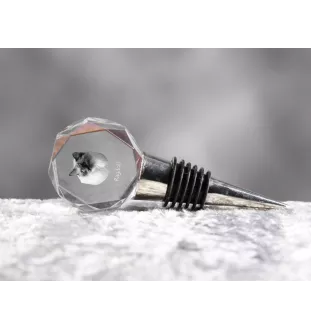 Ragdoll - Bottle stopper, crystal wine stopper with cat photo, personalised gift for bartender by Art-Dog brand